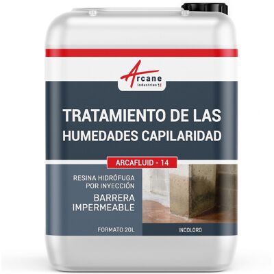 ARCANE INDUSTRIES Tratamiento Antihumedad Para Paredes Húmedas, Barrera Impermeable Arcafluid - 14 ARCANE INDUSTRIES Tratamiento Antihumedad Para Paredes Húmedas, Barrera Impermeable Arcafluid - 14