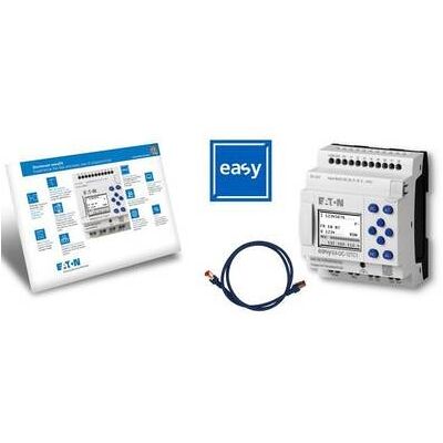 Kit de inicio Eaton EASY-E4-DC1 - Entradas digitales y salidas transistorizadas Kit de inicio Eaton EASY-E4-DC1 - Entradas digitales y salidas transistorizadas