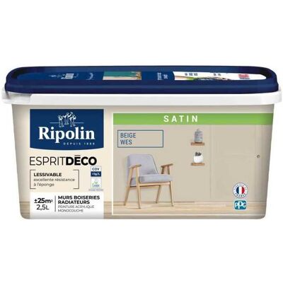 RIPOLIN Beige Satin Pintura Multiusos - Pintura RIPOLIN Beige Satin Pintura Multiusos - Pintura