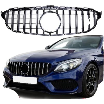 OEM Parrilla Delantera, Plástico De Alta Calidad, 125 Cm X 45 Cm X 10 Cm, Compatible Con Mercedes Benz Clase C W205 (2015-2018), Diseño Estilo Gtr, Materiales No Tóxicos. OEM Parrilla Delantera, Plástico De Alta Calidad, 125 Cm X 45 Cm X 10 Cm, Compatible Con Mercedes Benz Clase C W205 (2015-2018), Diseño Estilo Gtr, Materiales No Tóxicos.