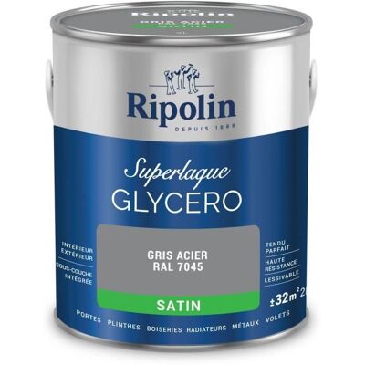 Esmalte satinado gris acero RAL 7045 - Ripolin - 2L Esmalte satinado gris acero RAL 7045 - Ripolin - 2L