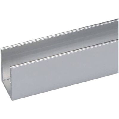 Perfil en U de aluminio Tecnomat por Bricoman 10x15x1 mm - Plata - 1M Perfil en U de aluminio Tecnomat por Bricoman 10x15x1 mm - Plata - 1M