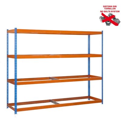 SIMONRACK - Ecoforte 1804-4 - Azul/Naranja - 2000x1800x450 - Estantería SIMONRACK - Ecoforte 1804-4 - Azul/Naranja - 2000x1800x450 - Estantería