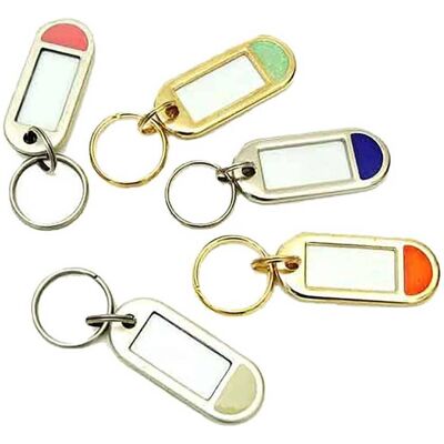 DIESSE Soporte de Etiquetas en Zamak - 55x24 mm Colores Variados DIESSE Soporte de Etiquetas en Zamak - 55x24 mm Colores Variados
