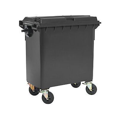 CERTEO Müllcontainer Aus Kunststoff Din En 840 Volumen 770 L Bxhxt CERTEO Müllcontainer Aus Kunststoff Din En 840 Volumen 770 L Bxhxt
