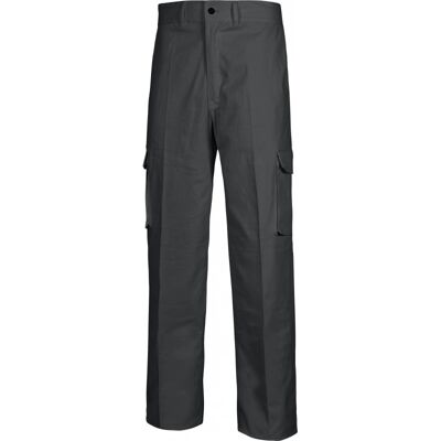 Pantalón Recto Y Elástico Con Cierre De Botón Workteam B1421 50 Gris Pantalón Recto Y Elástico Con Cierre De Botón Workteam B1421 50 Gris