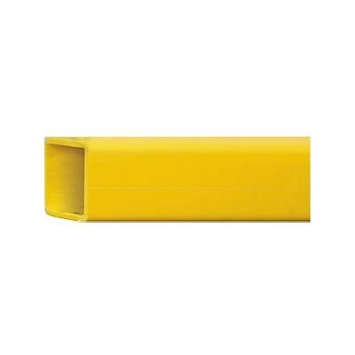 Barra transversal amarilla Kaiserkraft 45° para postes esquineros Barra transversal amarilla Kaiserkraft 45° para postes esquineros