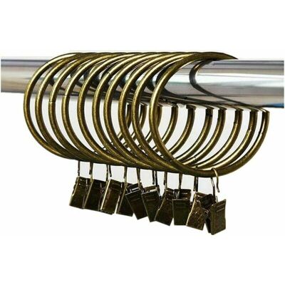OEM Juego De 30 Anillas De Metal Bronce Para Manualidades Y Clips Extraíbles (55 Mm) OEM Juego De 30 Anillas De Metal Bronce Para Manualidades Y Clips Extraíbles (55 Mm)