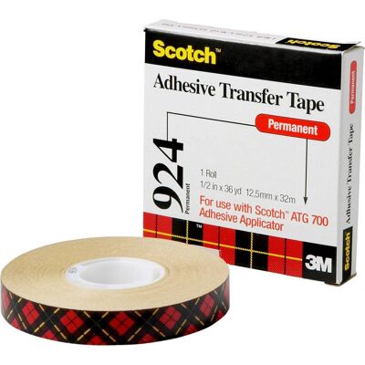 Película Adhesiva 3m Atg 924 Resistente Uv Alta Adhesión 12 Mm 33 M Película Adhesiva 3m Atg 924 Resistente Uv Alta Adhesión 12 Mm 33 M