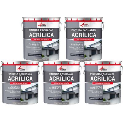 ARCANE INDUSTRIES Pintura Acrílica Para Exteriores, Impermeable Y Duradera Para Fachadas Exteriores - Arcafaçade Renov ARCANE INDUSTRIES Pintura Acrílica Para Exteriores, Impermeable Y Duradera Para Fachadas Exteriores - Arcafaçade Renov