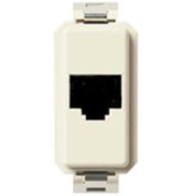 Vimar 08215 Enchufe telefónico - RJ11 6P4C Blanco Vimar 08215 Enchufe telefónico - RJ11 6P4C Blanco