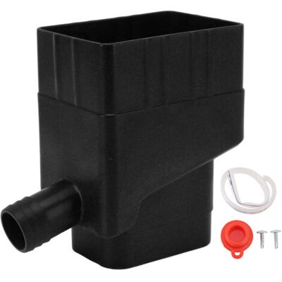 SANS MARQUE Sistema De Recolección De Agua De Lluvia, Kit Profesional Desviador De Canalones, Resistente A Los Rayos Uv, Material Abs, Para Barriles De Lluvia. SANS MARQUE Sistema De Recolección De Agua De Lluvia, Kit Profesional Desviador De Canalones, Resistente A Los Rayos Uv, Material Abs, Para Barriles De Lluvia.