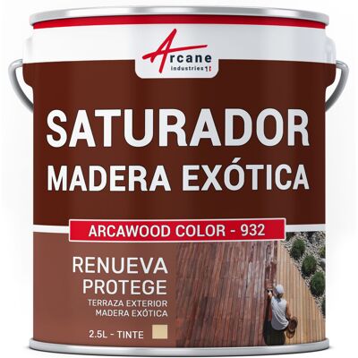 ARCANE INDUSTRIES Saturador Para Madera Exótica, Saturador Para Madera De Exterior Arcawood Color - 932 ARCANE INDUSTRIES Saturador Para Madera Exótica, Saturador Para Madera De Exterior Arcawood Color - 932