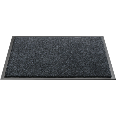 Hamat - Alfombra de Entrada gris antracita - 60x80cm - Respaldo de vinilo antideslizante Hamat - Alfombra de Entrada gris antracita - 60x80cm - Respaldo de vinilo antideslizante