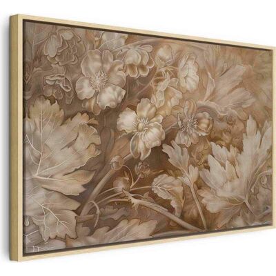 Cuadro Decorativo Artgeist Ornamentos Florales Marrón 60x40 Cm Cuadro Decorativo Artgeist Ornamentos Florales Marrón 60x40 Cm