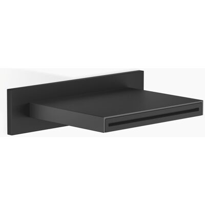 Dornbracht Water Sheet Grifo de Montaje en Pared - 150mm Proyección - Negro Mate Dornbracht Water Sheet Grifo de Montaje en Pared - 150mm Proyección - Negro Mate