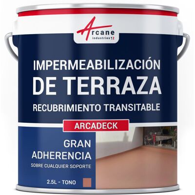 ARCANE INDUSTRIES Membrana Líquida Transitable, Membrana Para Terrazas Transitable, Impermeabilización Con Arcaterrasse ARCANE INDUSTRIES Membrana Líquida Transitable, Membrana Para Terrazas Transitable, Impermeabilización Con Arcaterrasse