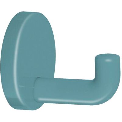 HEWI 477.90.01055 - Gancho simple, azul agua, 45mm profundidad - Gancho HEWI 477.90.01055 - Gancho simple, azul agua, 45mm profundidad - Gancho
