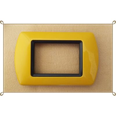 Trade Shop - Placas Placas Abs Compatibles Con Placa Tapa De Enchufe Master Modo Colorra - Amarillo Trade Shop - Placas Placas Abs Compatibles Con Placa Tapa De Enchufe Master Modo Colorra - Amarillo