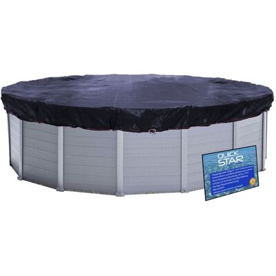 Cubierta solar para piscina Quick Star 720 cm redonda - Negro Cubierta solar para piscina Quick Star 720 cm redonda - Negro