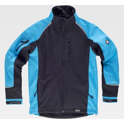Chaqueta Workshell Ligera De Manga Ranglán Y Rejilla Interior Workteam S9498 Sport M Negro+azul A.v. Chaqueta Workshell Ligera De Manga Ranglán Y Rejilla Interior Workteam S9498 Sport M Negro+azul A.v.