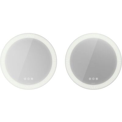 Conjunto de espejos Duravit Happy D.2 Plus con iluminación orgánica - Espejo con luz Conjunto de espejos Duravit Happy D.2 Plus con iluminación orgánica - Espejo con luz