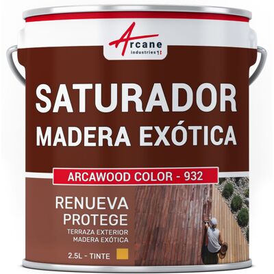 ARCANE INDUSTRIES Saturador Para Madera Exótica, Saturador Para Madera De Exterior Arcawood Color - 932 ARCANE INDUSTRIES Saturador Para Madera Exótica, Saturador Para Madera De Exterior Arcawood Color - 932