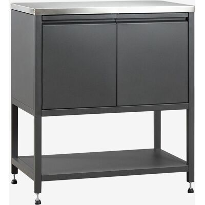 Módulo De Almacenaje Para Cocina Modular De Exterior En Acero Savona Sklum Módulo De Almacenaje Para Cocina Modular De Exterior En Acero Savona Sklum