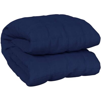 Manta Pesada vidaXL Azul 200x200 cm 9 kg - Manta Pesada Manta Pesada vidaXL Azul 200x200 cm 9 kg - Manta Pesada