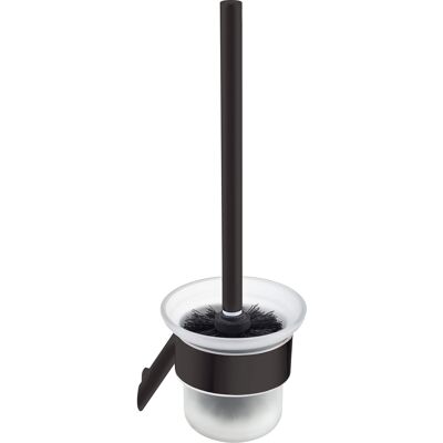 Escobilla de inodoro suspendida Deante - Montada en pared, negro mate, Incluye kit Escobilla de inodoro suspendida Deante - Montada en pared, negro mate, Incluye kit