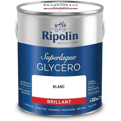 Esmalte Blanco Brillante Ripolin - 2 L - Pintura Interior/Exterior Esmalte Blanco Brillante Ripolin - 2 L - Pintura Interior/Exterior