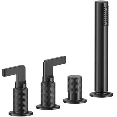 Gessi - Inciso - 2-manetas - 4-orificios en borde - bathroom faucet Gessi - Inciso - 2-manetas - 4-orificios en borde - bathroom faucet