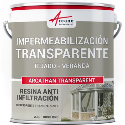 ARCANE INDUSTRIES Membrana Líquida Impermeabilizante Transparente: Para Tejados Y Verandas - Arcathan Transparent ARCANE INDUSTRIES Membrana Líquida Impermeabilizante Transparente: Para Tejados Y Verandas - Arcathan Transparent