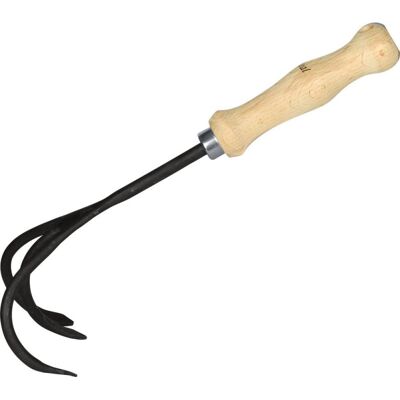 IDEALSPATEN - Cultivador con mango de haya 15.5cm - Herramienta de jardín IDEALSPATEN - Cultivador con mango de haya 15.5cm - Herramienta de jardín
