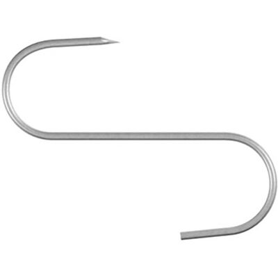 Ganchos para carne de acero inoxidable Dörner + Helmer - 120mm, 6 piezas Ganchos para carne de acero inoxidable Dörner + Helmer - 120mm, 6 piezas
