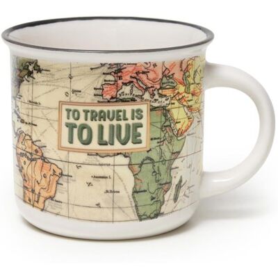 Taza (tasse Mazagran) - Legami - Cup0046 - Porcelana New Bone China - 350 Ml - Utilizable En Microondas Taza (tasse Mazagran) - Legami - Cup0046 - Porcelana New Bone China - 350 Ml - Utilizable En Microondas