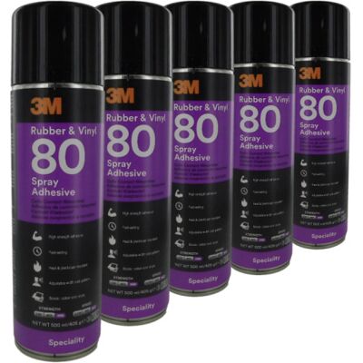 Pack de 5 adhesivos en aerosol 3M Scotch-Weld 80 Neoprene - 500ml Pack de 5 adhesivos en aerosol 3M Scotch-Weld 80 Neoprene - 500ml