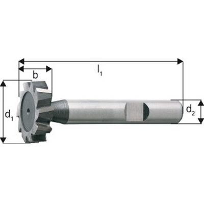 Forum Fresa Para Ranurar T - Un Tamaño, Ø X Ancho. : D1h 11 X B E8 : 32,5 X 6,0 Mm, Longitud. Total L1 71 Mm, Para Clavyte-disco 6,0 X 13 Mm Forum Fresa Para Ranurar T - Un Tamaño, Ø X Ancho. : D1h 11 X B E8 : 32,5 X 6,0 Mm, Longitud. Total L1 71 Mm, Para Clavyte-disco 6,0 X 13 Mm