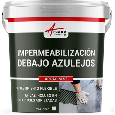 ARCANE INDUSTRIES Mortero De Impermeabilización Bajo Baldosas: Arcacim S2 ARCANE INDUSTRIES Mortero De Impermeabilización Bajo Baldosas: Arcacim S2