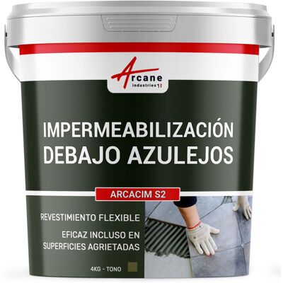 ARCANE INDUSTRIES Mortero De Impermeabilización Bajo Baldosas: Arcacim S2 ARCANE INDUSTRIES Mortero De Impermeabilización Bajo Baldosas: Arcacim S2