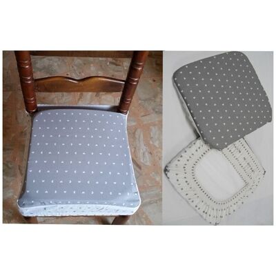 Trade Shop - Juego De 6 Fundas De Cojines Para Silla Con Banda Cojín Acolchado Desmontable - Trade Shop - Juego De 6 Fundas De Cojines Para Silla Con Banda Cojín Acolchado Desmontable -