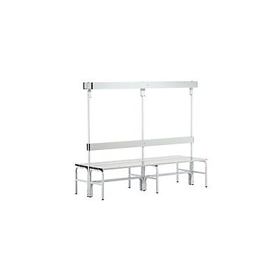 Certeo - Banco De Acero Inoxidable Para Vestuarios H X P 1650 X 725 Mm Certeo - Banco De Acero Inoxidable Para Vestuarios H X P 1650 X 725 Mm