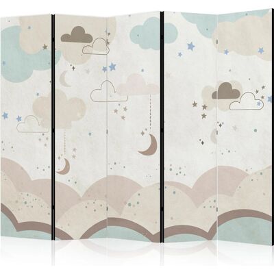 Biombo Artgeist Cloudy Night Sky Acústico Doble Cara Biombo Artgeist Cloudy Night Sky Acústico Doble Cara