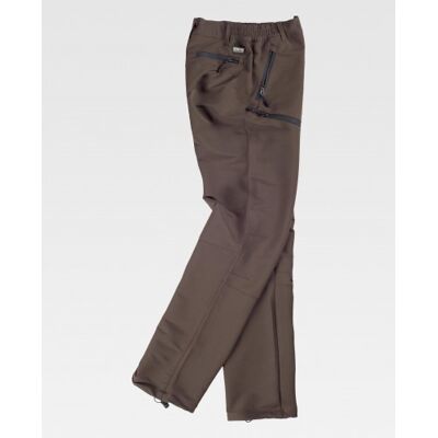 Pantalón Elástico Con Bolsillos De Abertura Inclinada Workteam S9850 Sport L Marrón Pantalón Elástico Con Bolsillos De Abertura Inclinada Workteam S9850 Sport L Marrón