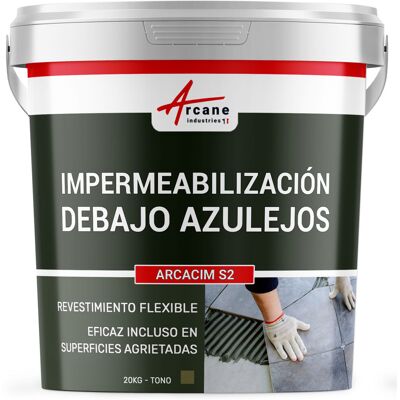 ARCANE INDUSTRIES Mortero De Impermeabilización Bajo Baldosas: Arcacim S2 ARCANE INDUSTRIES Mortero De Impermeabilización Bajo Baldosas: Arcacim S2