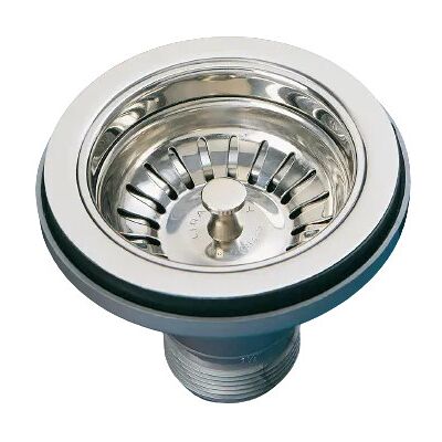 Lira - Colador de cesta níquel satinado - 114.3mm - Filtro de fregadero Lira - Colador de cesta níquel satinado - 114.3mm - Filtro de fregadero
