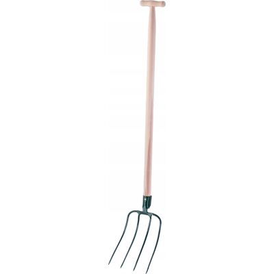 Horquilla de jardín KADAX - Acero resistente y mango de madera - 4 púas Horquilla de jardín KADAX - Acero resistente y mango de madera - 4 púas