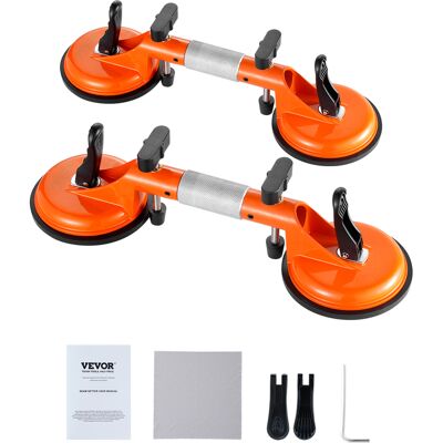 Vevor 2 Pcs Herramientas Para Unir Juntas De Granito Con Ventosas De 125 Mm Ajustable A 180° Succión Vertical De 50 Kg, Herramienta Para Instalar En Encimeras De Baldosas, Piedra Y Losas De Mármol Vevor 2 Pcs Herramientas Para Unir Juntas De Granito Con Ventosas De 125 Mm Ajustable A 180° Succión Vertical De 50 Kg, Herramienta Para Instalar En Encimeras De Baldosas, Piedra Y Losas De Mármol