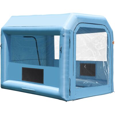 Succebuy Cabina inflable de pintura - 9,8 x 8,2 x 8,2 pies - Tienda de pulverización Succebuy Cabina inflable de pintura - 9,8 x 8,2 x 8,2 pies - Tienda de pulverización