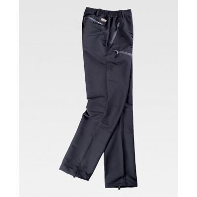 Pantalón Elástico Con Bolsillos De Abertura Inclinada Workteam S9850 Sport L Negro Pantalón Elástico Con Bolsillos De Abertura Inclinada Workteam S9850 Sport L Negro